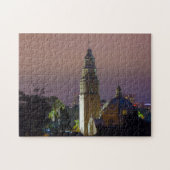 バルボアパークカリフォルニアタワードームアットデュスク ジグソーパズル (横)