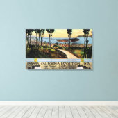 バルボアパークビューオブシティパナマCAエキスポ キャンバスプリント (インサイチュ (ウッドフロア))