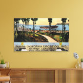 バルボアパークビューオブシティパナマCAエキスポ キャンバスプリント (インサイチュ (リビング))