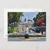 バルボアパークファウンテンズプラドガスランプ ポストカード (正面/裏面)