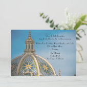 バルボアパーク サンディエゴ モザイクドーム レセプション メニュー 招待状 (スタンド正面)