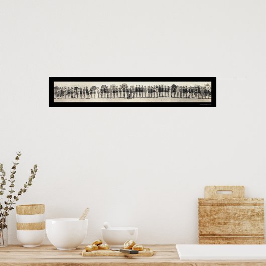 バルボアビーチCAパレード写真1925 ポスター (キッチン)