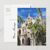 バルボア公園の建物 ポストカード (正面/裏面)