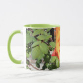 バルボア島からのオレンジバラが付いているマグを楽しんで下さい マグカップ (左)