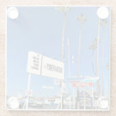 バルボア島フェリー、ニューポートビーチ、カリフォルニア ガラスコースター (裏面)