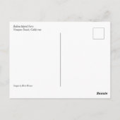 バルボア島フェリー、ニューポートビーチ、カリフォルニア ポストカード (裏面)