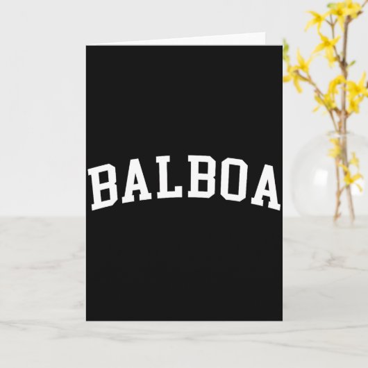 バルボア カード (黄色い花)