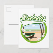 バルボドストラベルロゴ インビテーションポストカード (正面/裏面)