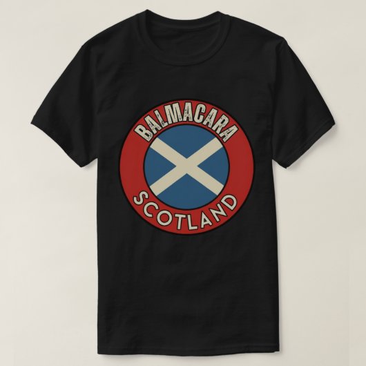バルマカラ, スコットランド Tシャツ (デザイン正面)