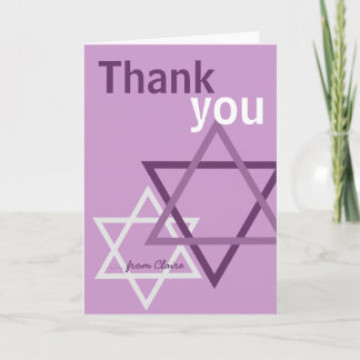 バルミツワーありがとう サンキューカード