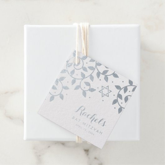 バルミツワーかわいらし万年銀箔 フェイバータグ (箱)