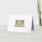 バルミツワーのカラフルな招待 招待状 (裏面)