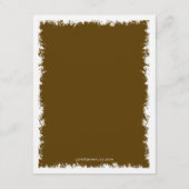 バルミツワーの応答カード、チョコレート生命の樹 出欠カード (裏面)