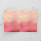 バルミツワーの招待状カード 招待状 (内部)