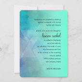 バルミツワーアクアとダビデの青い星 招待状 (正面)