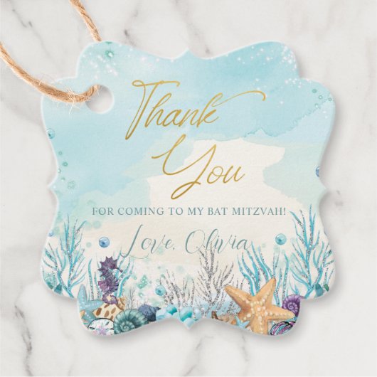 バルミツワーアンダーザシービーチ海誕生日 フェイバータグ (正面)