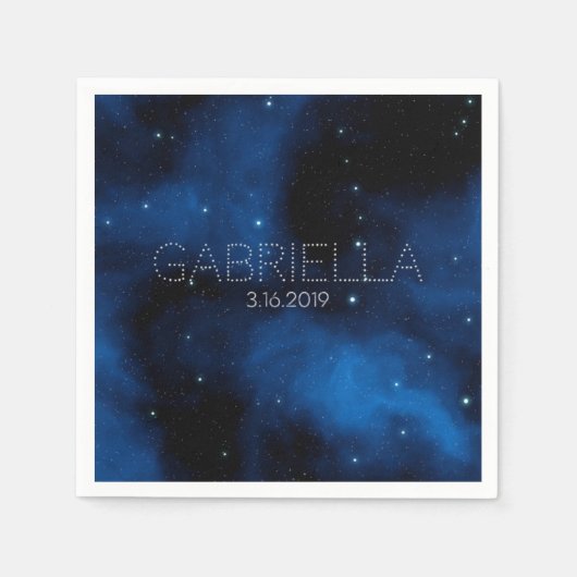 バルミツワーカクテルナプキン スタンダードカクテルナプキン (正面)