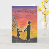 バルミツワーカード カード (黄色い花)