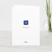 バルミツワーグリーティングカード用マゼルトフ カード (裏面)