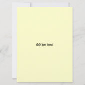 バルミツワーグリーティングカード カード (裏面)