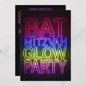 バルミツワーグローパーティー誕生日招待状 招待状 (正面/裏面)