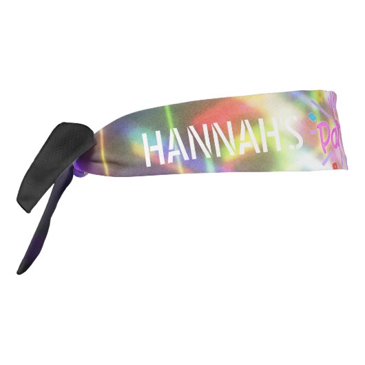 バルミツワーグローパーティー追加の名前とイベント タイヘッドバンド (回転270)