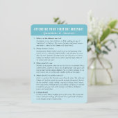 バルミツワーサービスの質問と回答アドバイス 招待状 (スタンド正面)