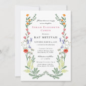 バルミツワーシークレットガーデン 招待状 (正面)