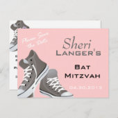 バルミツワースニーカーはがき 案内ポストカード (正面/裏面)