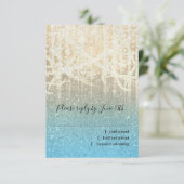 バルミツワーターコイズと金ゴールドエキストラスパークリー 出欠カード (スタンド正面)