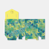 バルミツワーターコイズグリーンイエローウォーター色 フェイバーボックス (折り畳みなし)