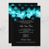 バルミツワーターコイズ《写真》ぼけ味灯 招待状 (正面/裏面)
