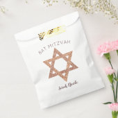 バルミツワーバラ金ゴールドスターオブデイヴィッドグラムパーティー フェイバーバッグ (封をした状態)