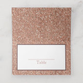 バルミツワーバラ金ゴールドフェイクグリッターパーティー護衛 プレイスカード (内部開封)