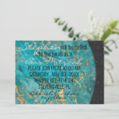 バルミツワーバー(ユダヤ教の)バル・ミツバーアウトオブザワールド 招待状 (スタンド正面)