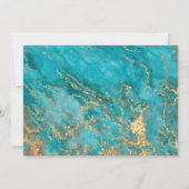 バルミツワーバー(ユダヤ教の)バル・ミツバーアウトオブザワールド 招待状 (裏面)