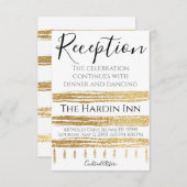 バルミツワーバー(ユダヤ教の)バル・ミツバーエレガント披露宴カード エンクロージャーカード (正面/裏面)