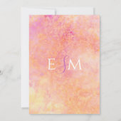 バルミツワーバー(ユダヤ教の)バル・ミツバーシンプルパステル招待状 招待状 (裏面)