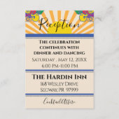 バルミツワーバー（ユダヤ教の）バル・ミツバー60のスタイル披露宴カード エンクロージャーカード (正面)