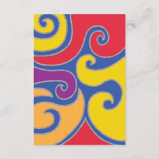 バルミツワーバー（ユダヤ教の）バル・ミツバー60のスタイル披露宴カード エンクロージャーカード (裏面)