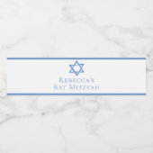 バルミツワーパーティーブルースターオブデイビッド ペットボトルラベル (シングルラベル)