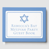 バルミツワーパーティーライトブルースターオブデイビッド ゲストブック (正面)