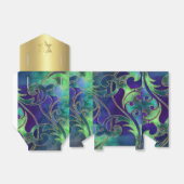 バルミツワーパープルグリーンウォーター金ゴールドアクセント フェイバーボックス (折り畳みなし)