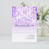 バルミツワーパープルスパークリー 出欠カード (スタンド正面)