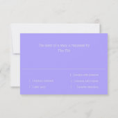 バルミツワーピンクパープルブルースターオブデイビッド 招待状 (裏面)