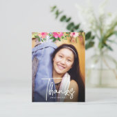 バルミツワーフォトフローラカスタムスクリプト ポストカード (スタンド正面)