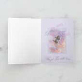 バルミツワーフローラ縁ど挨拶 カード (内部)