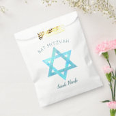 バルミツワーブルーオパールスターオブデイヴィッドグラムパーティー フェイバーバッグ (封をした状態)