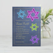 バルミツワーブルーデニムルック 招待状 (スタンド正面)