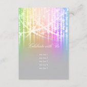 バルミツワーレインボースパークリーパーティー 招待状 (正面)